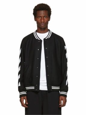 Limited Edition Virgil Abloh Off-White Varsity Jacket